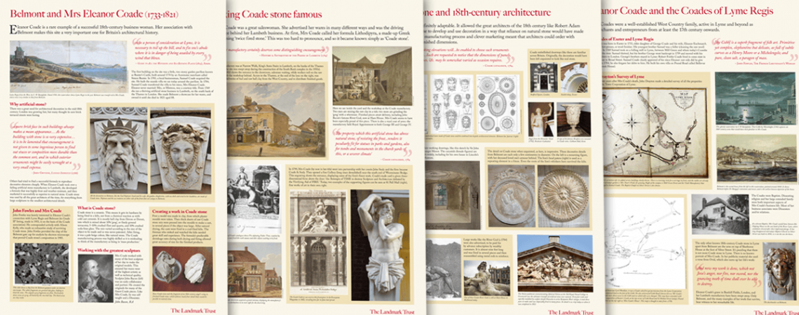 Landmark Trust exhibition boards